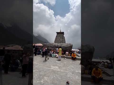 Bhim Shilla | The Divine rock that saves #kedarnath Mandir #shorts