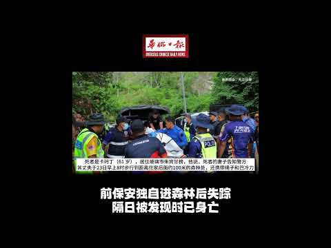 华侨日报全国新闻：前保安独自进森林后失踪 隔日被发现时已身亡