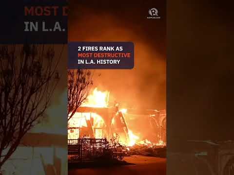 Los Angeles wildfires devour thousands of homes even as fierce winds ease