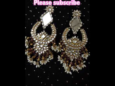 #trainding #big size #beutifull #earrings#party wear# making at home #🥰😍