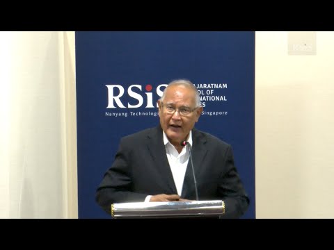 RSIS Book Launch Seminar by Professor Barry Desker