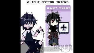 Alight motion tutorial/tricks ll gacha  #gacha #gachalife #gachalifememe #gachatrend