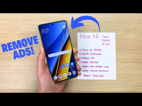 Poco X6 5G - First Things to Do! (Remove Bloatware, ADS..)