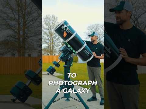 Galaxy Photography with a HUGE Telescope! #galaxy