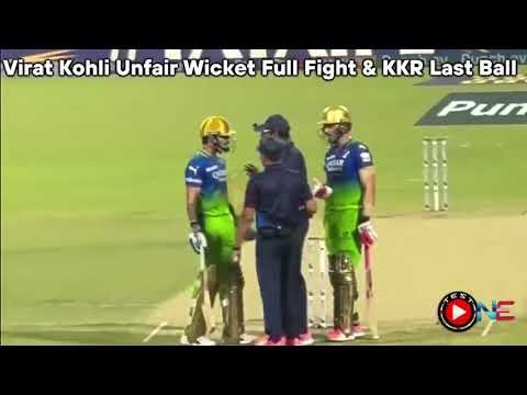 rcb vs kkr highlights | kkr vs rcb highlights | ipl match 36 highlights | virat kohli wicket fight