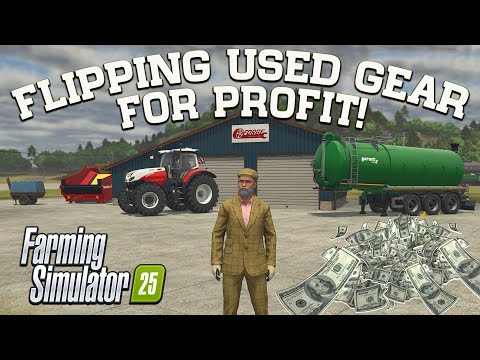 MAKING A PROFIT WITH USED VEHICLE SALES ON FARMING SIMULATOR 25?!