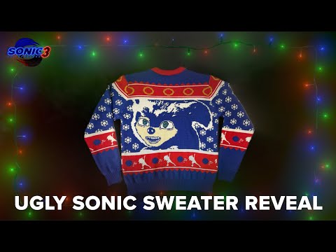 Sonic the Hedgehog 3 | Ugly Sonic Sweater Reveal (2024 Movie)