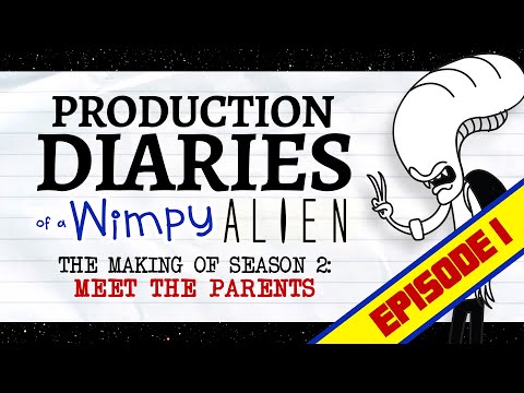 Production Diary of a Wimpy Alien 1 (Wimpy Kid / Alien / Predator Parody)