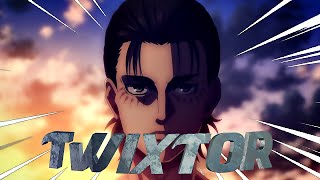 Eren Yeager "Attack on Titan Season 4" Twixtor clips for edit 4K