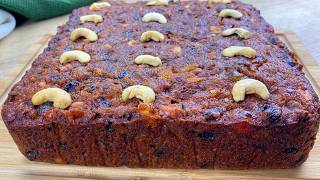 The Best Christmas Cake Recipe 🎄 Simple and Very Tasty! Make Ahead! Fruit Cake recipe