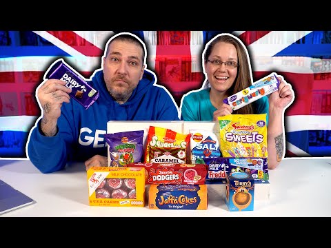 Gem & Phie Eat British Snacks!