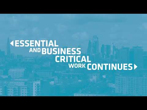 Essential and business critical work continues across the Crossrail programme (April 2020)