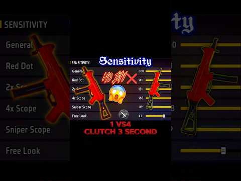 1 VS4 Clutch 3 second in freefire Go for 1k subscribe #freefire #xeitado999