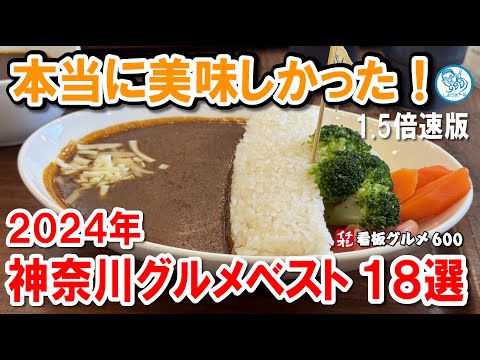 【神奈川グルメ総集編 1.5倍速】2024年ベスト18選！蕎麦/ラーメン/パスタ/カレー等名店18軒を厳選紹介！イチオシ看板グルメ600 #飲食店応援 1499