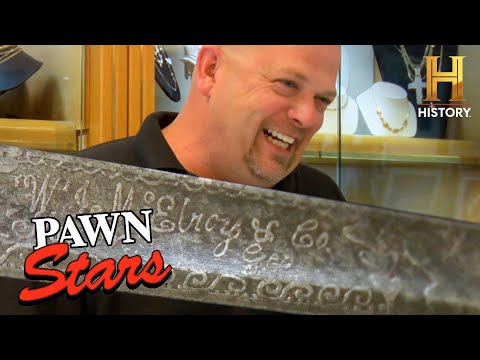 Pawn Stars: RISKY OFFER for Civil War Sword (Season 2)