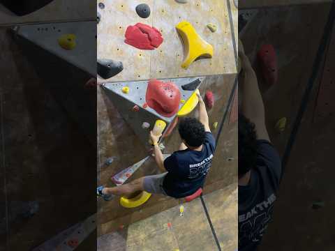 Burly pinch overhang problem #bouldering