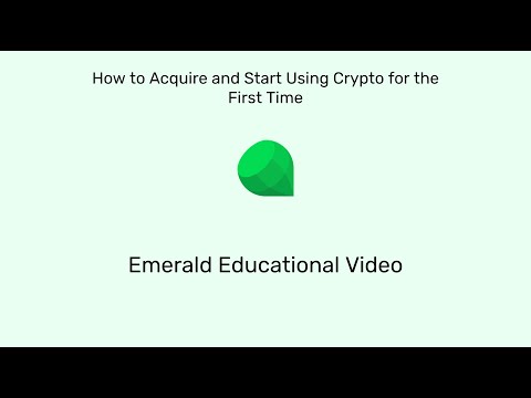 How to Acquire and Start Using Crypto for the First Time