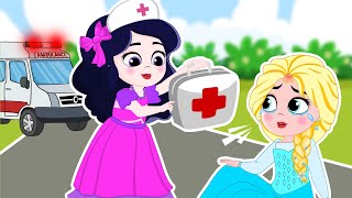 Boo Boo Song | Princess Got Hurt Song | Nursery Rhymes for Kids | Princess Playtime 🌈 🦄