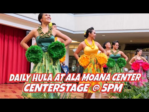 Ala Moana Center Hula Show at Centerstage | Free Hula Everyday 5pm December 27, 2024