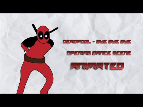 Deadpool - Bye Bye Bye Opening Dance Scene Animated #animation #marvel #deadpool #dance