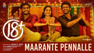 Maarante Pennalle Video |Journey of Love 18+ |Naslen, Mathew, Meenakshi |Christo Xavier |Arun D Jose