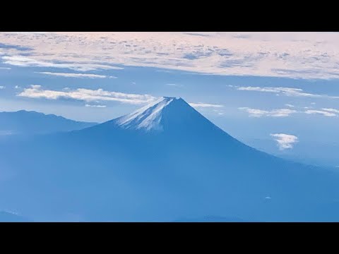 【SKY183】上空から見えた今朝の富士山　'211130