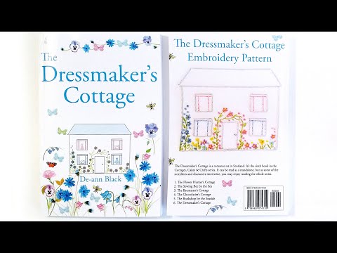 Dressmaker's Cottage book with embroidery pattern