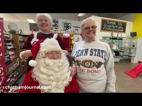 Santa stopped by the North Chatham PTA Thrift Store - 12.20.24