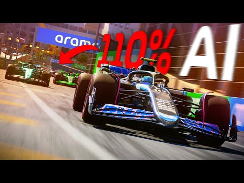 Trying To Win In An Alpine Against 110% AI Around Monaco ON F1 24!!