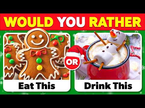 Would You Rather…? CHRISTMAS Edition 🎅🎄🎁 Quiz Blitz