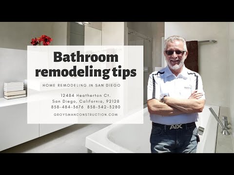 Bathroom remodeling tips - Home remodeling in San Diego