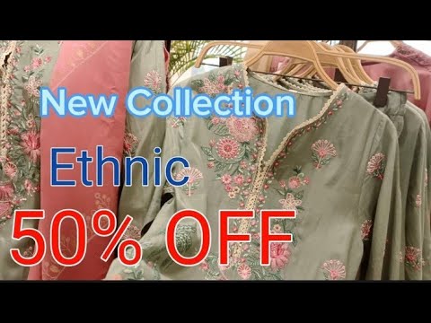 flat 50% off ||  ethnic sale today