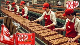 How KitKat Are Made In a Factory | See How They Make 8 Million Bars Every Day!