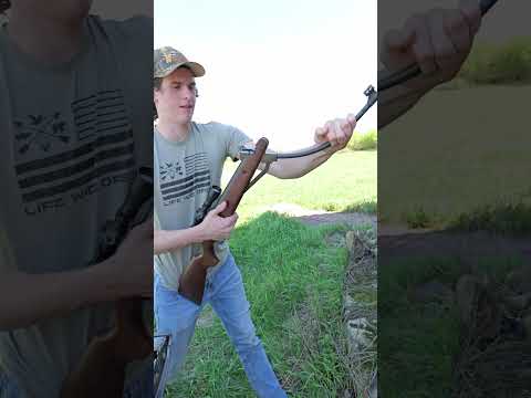 Bending a Pellet Gun Barrel  #airgunning #pelletrifle #hunting #shorts