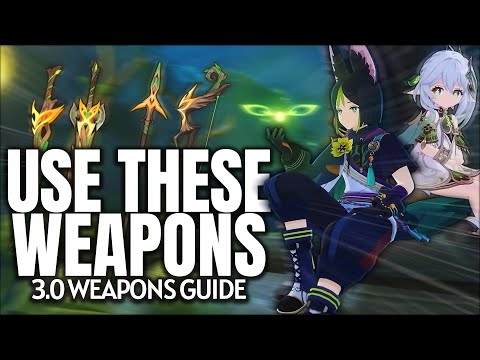 how GOOD are they? Sumeru Weapons Guide & Review | Genshin Impact 3.0