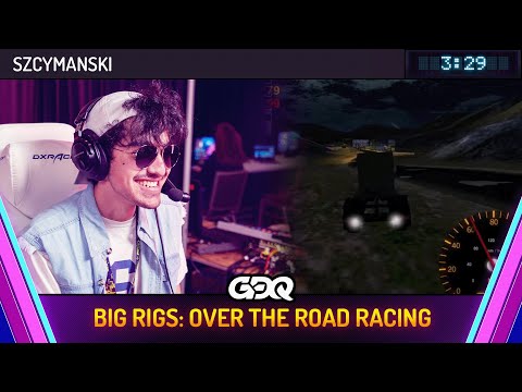 Big Rigs: Over the Road Racing by szcymanski in 3:29 - Awesome Games Done Quick 2025