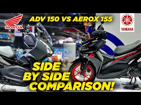 Honda ADV 150 vs AEROX 155 | Side by Side Comparison!