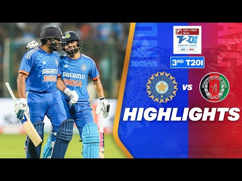 India vs Afghanistan 3rd T20 Full Match Highlights 2024 || Ind Vs Afg 3rd T20 Highlights