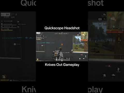 Quickscope Headshot gameplay in Knives Out. Knives Out Top Moments and Highlights. #quickscope #mlg