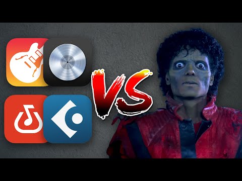 iOS DAWs VS HALLOWEEN! // GarageBand VS Logic Pro VS Cubasis 3 VS Bandlab