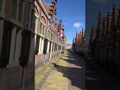 Charming street in Haarlem Netherlands #hollandlovers #haarlem | Pete Renault travel vlog