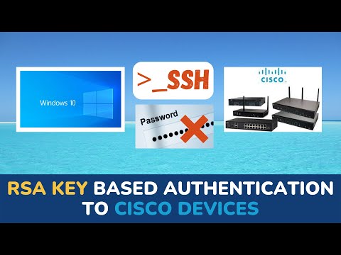 SSH Public Key Authentication to Cisco Device | From Windows PC