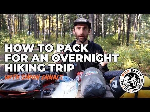 HOW TO PACK FOR AN OVERNIGHT HIKING TRIP