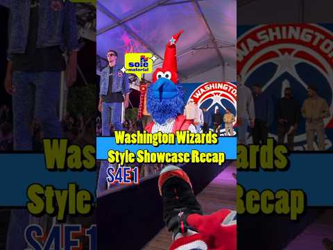 Washington Wizards NBA Style Showcase Fashion Show Recap #nbastyle #nbafashion #nbakicks #foamposite