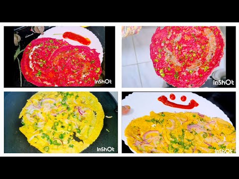 HEALTHY BREAKFAST BEETROOT AND OATS HEALTHY CHILLA | MASOOR DAL KA HEALTHY CHILLA | SUPER HEALTHY