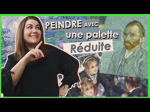 TUTO PEINTURE  LES AVENTAGES DE PEINDRE AVEC UNE PALETTE REDUITE