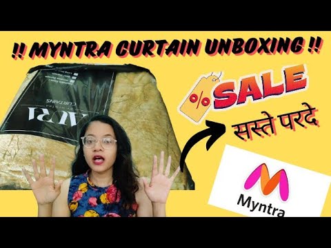 Myntra finds  ll Myntra curtain unboxing ll Myntra sale unboxing l Myntra sale haul ll parde online