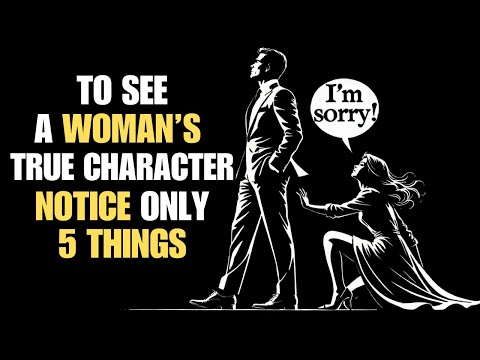 How to Instantly See A Woman's True Colours: 5 Signs Every Man Must Know! | Stoicism