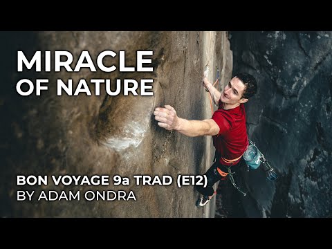 Potentially World's Hardest Trad Route - Bon Voyage E12 (9a) | Adam Ondra