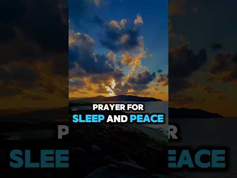 Prayer for Sleep and Peace *FULL VIDEO* 👆🏾#prayer #prayerforsleep #peacefulsleep #bedtimeprayer